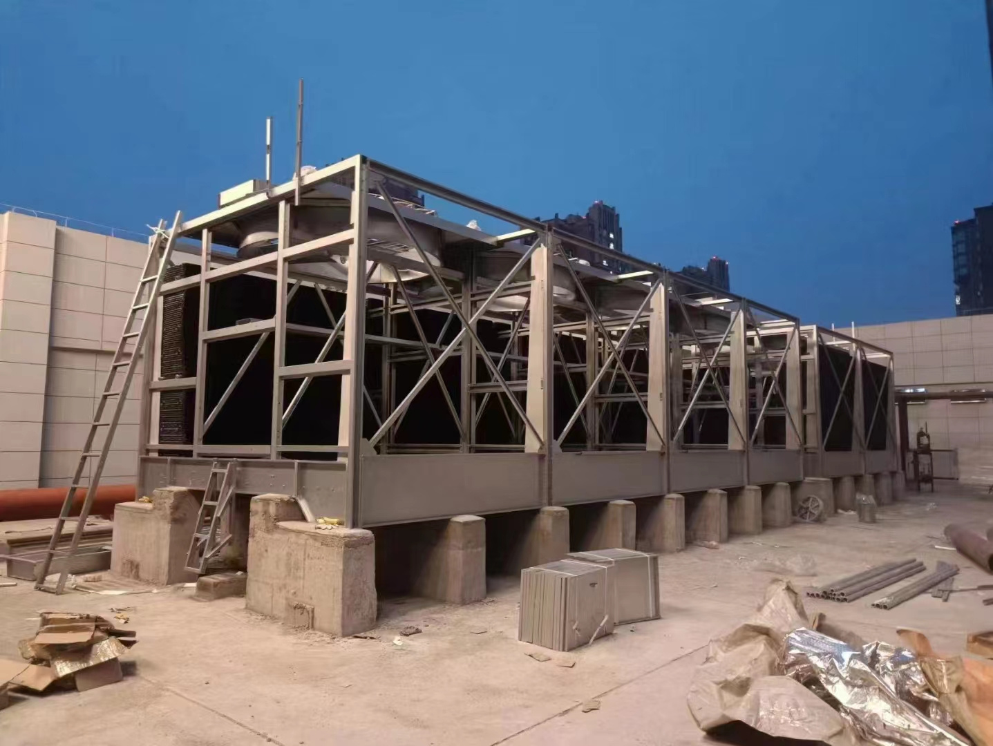 冷卻塔噪聲降噪處理方案(冷卻塔噪聲治理方案)